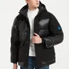 Jaquetas de caça Jaqueta de pato branco com capuz masculino Winter WhiM Warm Parka Outwear Overs Coats à prova de vento mass