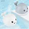 Jouets de bain baignoire légère jouet baleine baleine coulée d'eau piscine jouet enfant en bassin aquarelle de la piscine