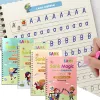 Blokken 4 boeken herbruikbaar copybook voor kalligrafie leer alfabet schilderen Arithmetic Math Children Handwriting Practice Books Baby Toys