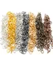 100pcslot 3 couleurs zinc alliage de griffe de homard Glaw pour colliers de bijoux Bracelet Making Nickel 12x7mm6876625