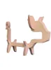 Racks à vin pour table 28gf porte-bouteille en bois mignon chien de forme de cochon de chien Affichage de stockage Organisateur 5277817
