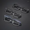 Óculos de sol Frames Designer Marca feita à mão Os óculos quadrados de titânio puro quadro quadro