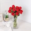 Kwiaty dekoracyjne o długości 50 cm sztuczna różowa jedwabna jedwabny Kwiat symulacja Folral DIY Western Wedding Home Walentynki Tabela wystroju