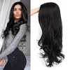 Wig Wig Wig Long Curly Wig Wig Chemical Women Wigs Media Fibre Split Head Cover