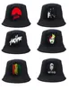 Berets Hajime Miyagi Andy Panda Bucket Hat Fishing Hunting Cap Outdoor Beach Visser Panama Women Men Cottonberets7811791