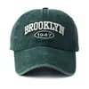 Capsini a sfera 2023 di alta qualità Brooklyn Cappello ricamato ricamato Vintage Verde Verde Baseball Baseball Gorilla Hombre Q240429