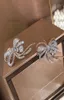 Hezekiah 925 Pure Silver Earrings Butterfly Eardrop Temporament Lady Dance Party Highend Quality Luxury Fashion Bow earrings6585972