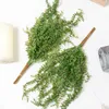 Fiori secchi 45 cm succulenti artificiali pianta parete appesa pianta in plastica di vite rattan rami verdi decorazioni per la casa ghirlanda ghirlanda