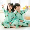 Boys Turndown Collar Pyjamas Infant Clothes secs rapides Childwear Child Sleepwear pour enfants Sleeping Children Kids Loungewear 240408