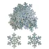 Décoration de fête 15g / sac Snowflake Christmas Confetti Artificial Snow Family Wedding Bachelor Ornaments Tree Ch