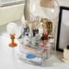 Cosmetic Organizer storage box jewelry makeup brush bucket lipstick acrylic skincare products dressing table shelf display cabinet Q240429