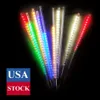 LED Strings Meteor Shower Rain Lights 50 cm Snow Falling Rain Drop Light Cascading Lights for Christmas Wedding Party Ordor Tree intérieur extérieur 310b