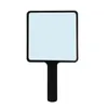 Extension Mirror Plastic Handle Portable Square Handheld Makeup Vanity Mirror Women Cosmetic Beauty Salon Supplies