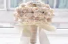 20 colori splendidi fiori di nozze mazzi da sposa mazzi da sposa artificiale scintillamento di cristallo con perle7306016