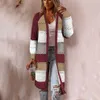 New European and American fashion casual women's wear for autumn and winter featuring a warm and stylish plaid cardigan sweater a must-have stylish item for women's wear