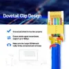 Złącze AMPCOM CAT7 RJ45 z paskiem obciążenia dwuczęściowy garnitur 10 Gb / s modułowa wtyczka STP dla CAT7 CAT6A 23-26AWG Ethernet kabel 240430