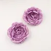 Flores decorativas 9cm peony 5pcs Cabeça artificial para decoração de casamento em casa Wreath Scrapbook Diy Craft Fake Flower Pogra