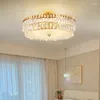 Taklampor levande sovrum belysning fransk inträde lux kristall lampa matsalslampor och lyktor
