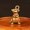 Decorative Figurines Office Rat Pendant Ornament Statue Zodiac 1pc 30 15 16cm Animal Brass Mouse Decoration Display Figurine Gift Home