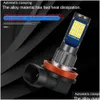 Auto-Scheinwerfer Neue LED-Front Nebel Lampe BB Superhelle H11 9006 881 H3 Zweifarbig rot blau weiß rosa grün gelb 3030 Chip Drop DH1BB