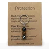 Keychains Natural Stone Pärlor Key Ring Chakras Healing Crystal Pärled Chain Keyholder Metal Keychain Bags Pendant DIY Accessories