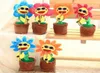 Elektrische Sonnenblumen Spielzeug Bluetooth Connection Musical bezaubernd Simulation Blumentanzen singen Plüschspielzeug Party -Lärm -Hersteller LXL8522765