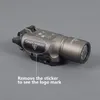 Lumière du pistolet à LED x300, lampe de poche fit 20 mm picatinny, support de tisserand pour la lunette de chasse