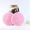 5pcs 7cm face éponge Round Maquillage Remover Tool Natural Wood Pulp Cellulose Compress Cosmetic Puff Facial Washing Sponge Sponge