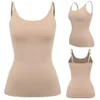 Damenbauchregelung Shapewear Glattes Körperforming Camisol -Tanktops Plus Größe Abschleife Unterwäsche nahtloser Kompressionshaper 240426