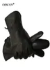 2018 New Winter Man Deer Skin Leather Gloves Male Warm Soft Men039s Glove Black3 Lines Design Men Mittens Sheep Hairlin3834588