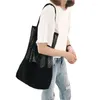 Torba dla kobiet na ramionach torby plażowe moda podróżna siatka ekologiczne składane zakupy duża torebka spożywcza tkaniny netto