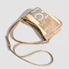 Сумки для плеч Контрастные цвета печатная квадрат для женщин роскошные дизайнерские кошельки сумочка 2024 в моде сплайсинг кроссба