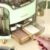 Cosmetische organisator gebruikt voor badkamer make -up kussens opslagmanagers Selectievakjes Dozen