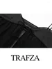 Женские танки Trafza Женская сексуальная топ -майки, летняя элегантная элегантная рукавов без рукавов.