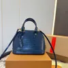 Louls Vutt 23SS Purse Shell Women's Tote Crocodile Bag Makeup Handväska Luxury Bag Bag Women's Crossbody Bag designer 24 cm