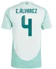 Mexique 2024 Copa America Men Kid Kit Kit Football Shirts Uniforms Fans Jouer Player Version H.Lozano Chicharito Soccer Jersey