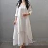 Vestidos casuais moda maxi vestido amigável de pele falsa duas peças manto de cor sólida mulheres folgadas para casa