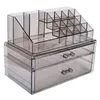 Kosmetischer Organizer Make -up Storage Box Neue transparente Acryldesktop -Kosmetik Lippenstift Nagellackhalterin Frauen Make -up -Werkzeug Organizer Q240429