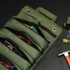Bolsa de ferramentas para uso multiuso rolo de ferramenta Organizador armazenamento de armazenamento portátil Backpack Backpack portador de porta