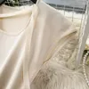 Casual Dresses Korean Gentle and Elegant Sticke Dress Women Fashion Design Strap Slim-Fit Midi Long Lady Sleeveless Vest