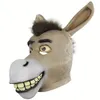 Animal Masks Halloween Lateks Party Donkeyhead Męska maska ​​cosplay 240430