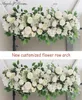 50100cm DIY MARIAGE DES FLORMES ARGAGEMENT MUR FOURNIR SILK PEONIES ROSE DÉCORT DE FLORIE ARTIFICIEL