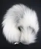 Fanala Drop Real Fox Tail Anal Plug Anus Toy Butt Plug Animal Role Play Cosplay Fox Tail For Sex Game Erotic Toy Y1907167342126