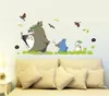Cartunato simpatico cartone animato Adesivi a parete Totoro Casa soggiorno Decali rimovibili impermeabili per bambini decorazione decorazione della stanza 2012013911336