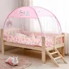 Large Space Child Mosquito Net Free Install Full Bottom Anti-fall Crib Small Tent 4 Seasons Cartoon Style Yurt Baby Mosquito Net 240422