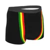 Onderbroek nieuwheid rasta streep kleur boksers shorts slipje slipje heren ademende slip ondergoed ondergoed