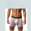 Majaki Mężczyźni Trunks Ultracien Transparent Sport Biecid Extended Anti Wear Crotch Mettie