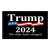 Naklejki samochodowe Trump 2024 FLAG 10 Style Donald Flagi Keep America Great Again Polyester Decor Banner dla prezydenta USA Drop dostawa au otci7