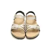 送料無料デザイナーの詰まりサンダルスライドスリッパ女性靴サンダル詰まり豪華なレザーサマービーチサンダル女性サイズ36-40