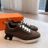 Lyxvarumärke män studsande sneaker skor mesh casual sportplattform ensamma tränare låg toppfest bröllop toppkvalitet rabatt billig vandring skate sko eu38-46 låda